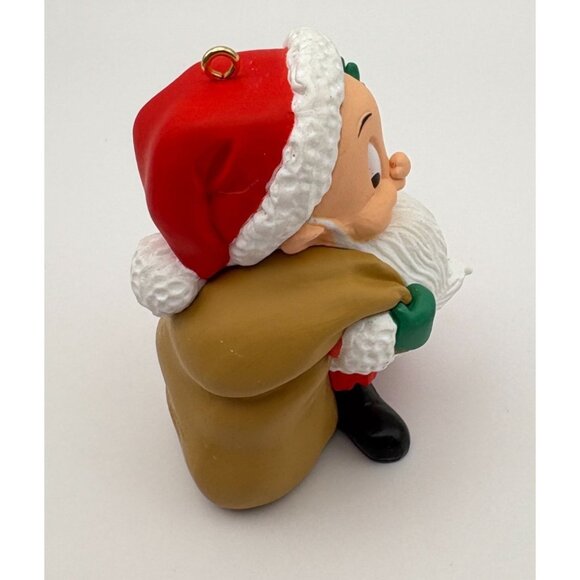 Hallmark Looney Tunes Elmer Fudd Santa Claus Christmas Tree Ornament 1993 - Picture 6 of 9
